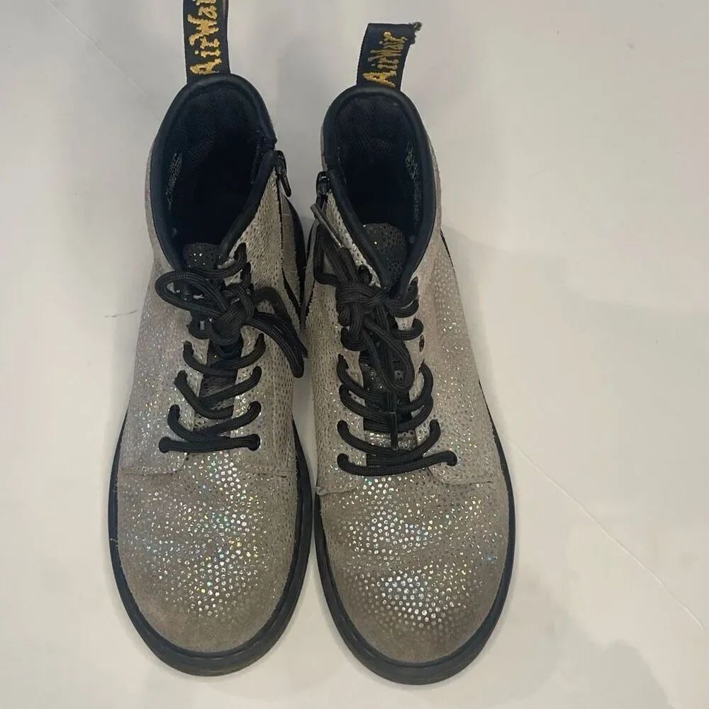 Dr Martens Glitter Embossed Boots